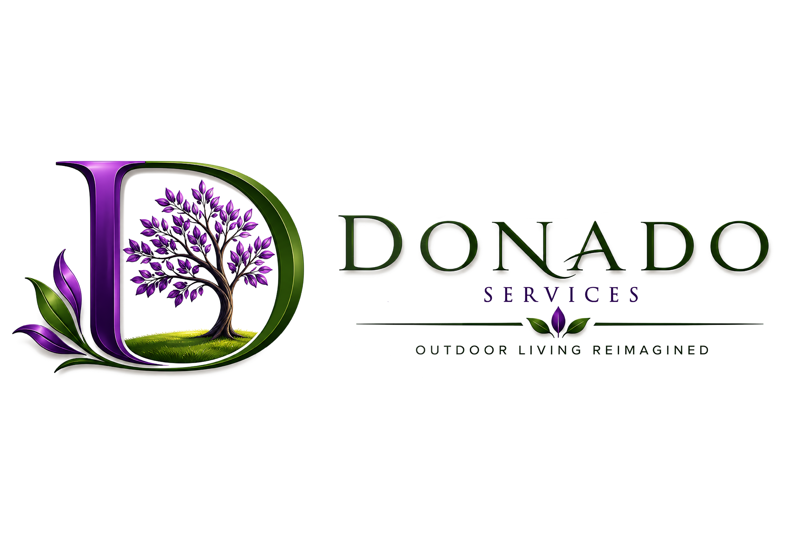 Donado Services Landscaping complete the installation with trimming, infill, cleanup, and final adjustments for a polished appearance.