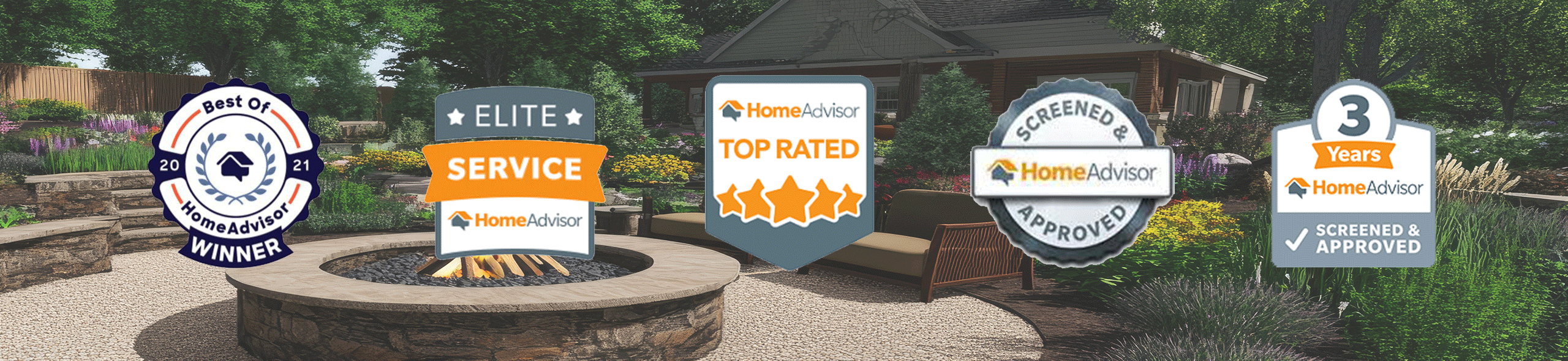 Donado Landscape Services Best of the best home Advisor for 3 years