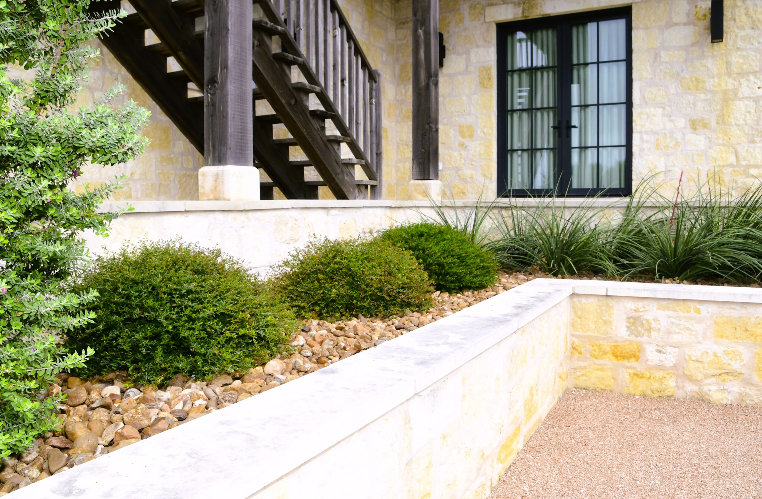 Stone and Rock Garden retaining walls for Landscape layout